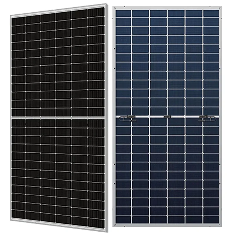 Backside structure of photovoltaic solar panel for sports lighting systems
