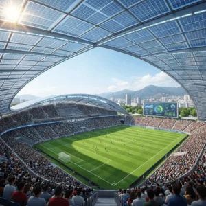 solar football field lights